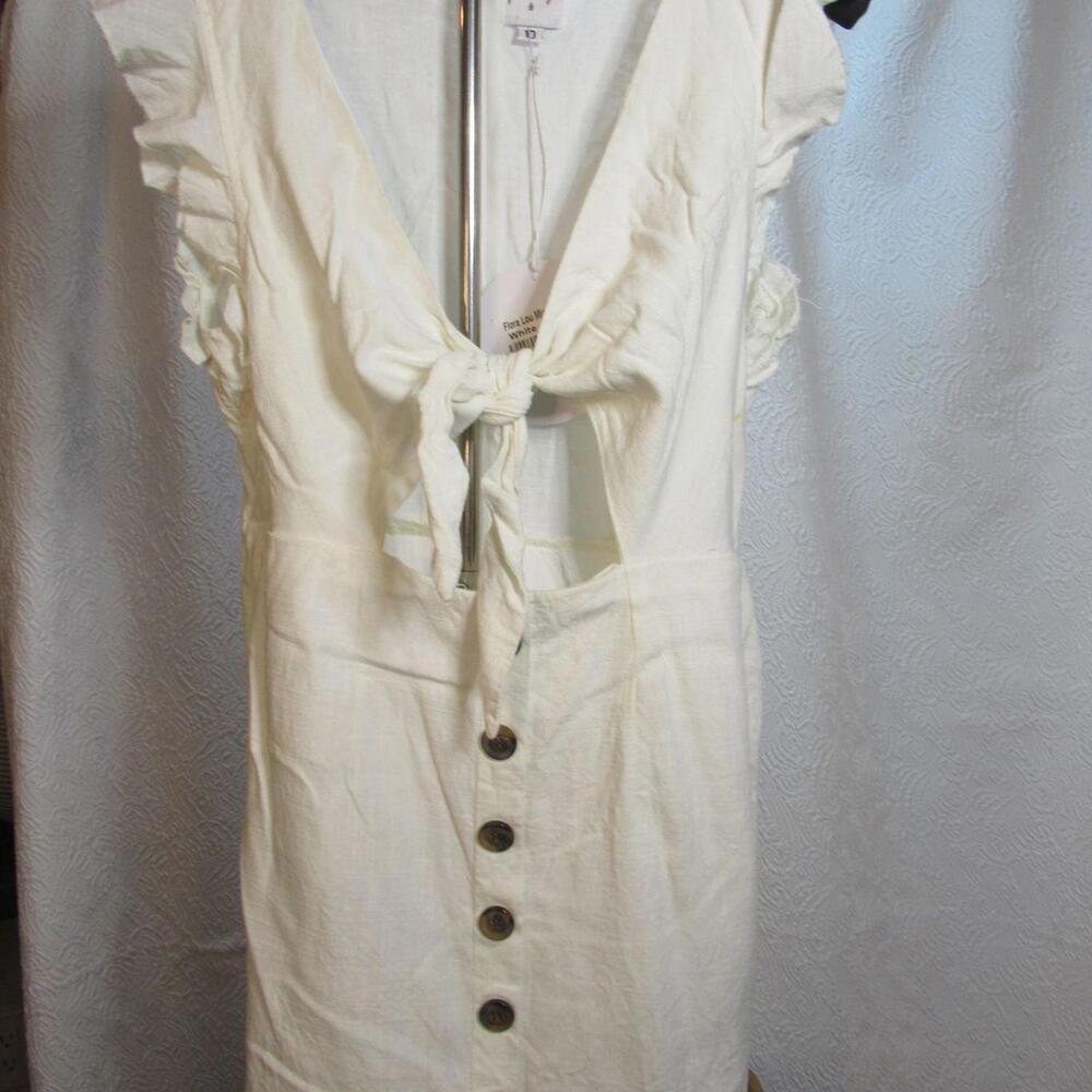 Princess Polly Women's White and Cream Dress